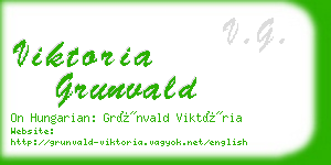 viktoria grunvald business card
